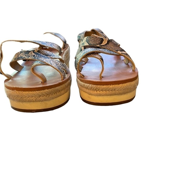Lucky brand Jakina platform snakeskin sandals - Picture 7 of 10